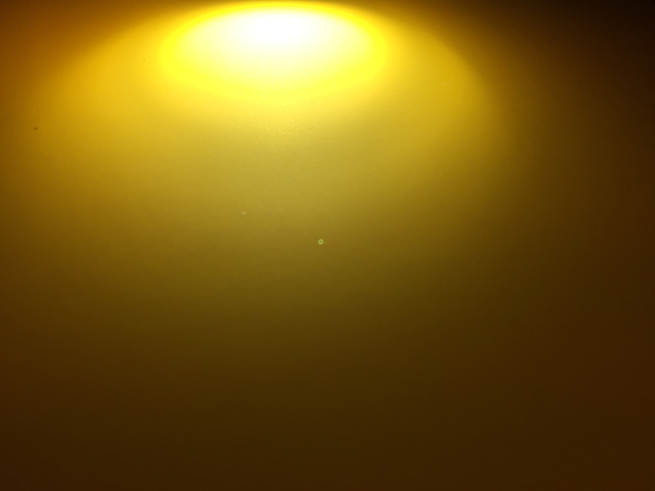 Yellow light flashing